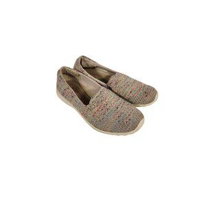 Sketchers Womens Loafer Shoe Comfort Slip on Stretchable Knit Walking US 8